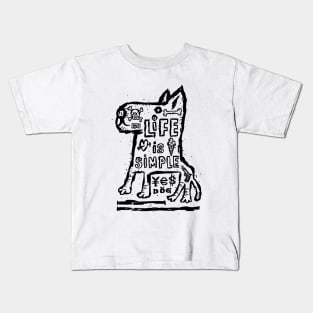 YES Dog Kids T-Shirt